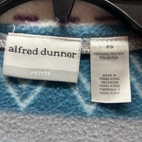 Alfred Dunner Petite (PS) Vintage Zippered Light printed Jacket - Picture 2 of 7